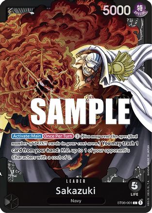 Sakazuki - ST06-001 - Leader