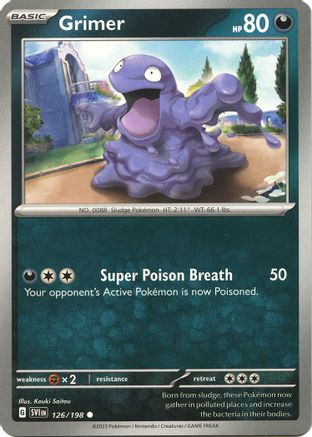 Grimer 126 - Common - Reverse Holo