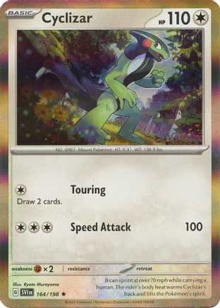 Cyclizar 164/198 - Rare - Reverse Holo