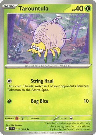 Tarountula 16/198 - Common - Reverse Holo