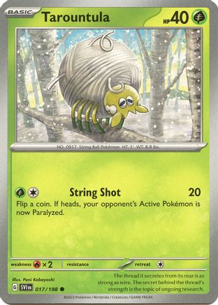 Tarountula 17/198 - Common - Reverse Holo