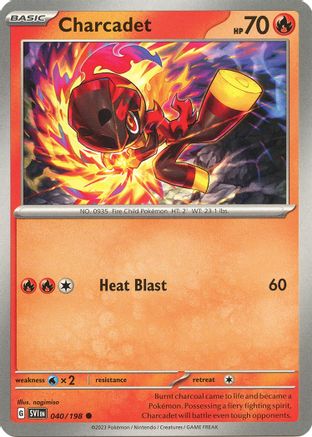 Charcadet 40/198 - Common - Reverse Holo