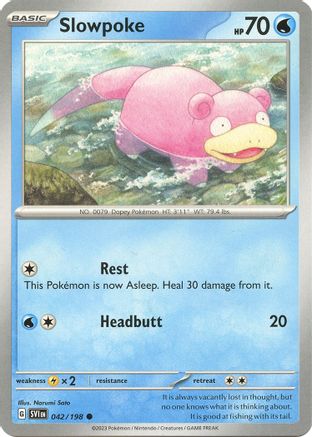 Slowpoke 42/198 - Common - Reverse Holo
