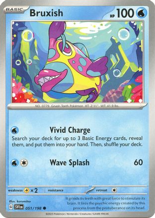 Bruxish 51 - Common - Reverse Holo