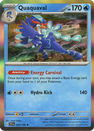 Quaquaval 54 - Rare - Reverse Holo