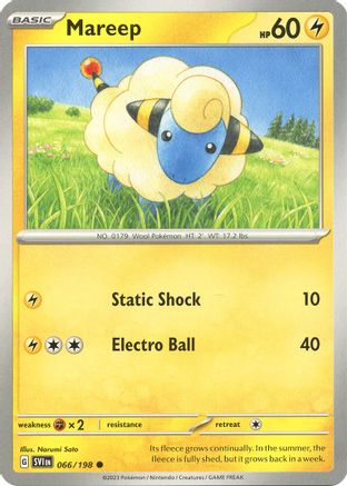 Mareep 66 - Common - Reverse Holo