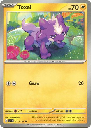 Toxel 71 - Common - Reverse Holo