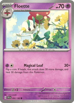 Floette 92 - Common - Reverse Holo