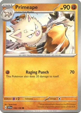Primeape 108 - Common