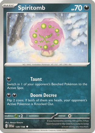 Spiritomb 129 - Uncommon