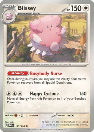 Blissey 145 - Uncommon - Reverse Holo