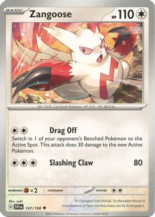Zangoose 147/198 - Uncommon