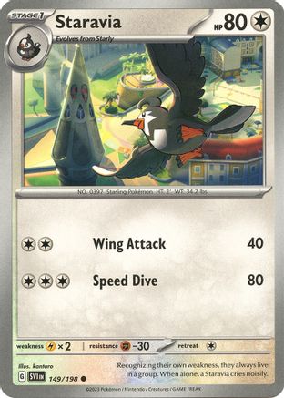 Staravia 149 - Common - Reverse Holo