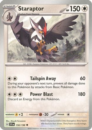 Staraptor 150 - Uncommon - Reverse Holo