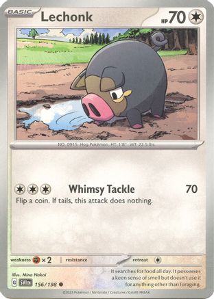 Lechonk 156/198 - Common