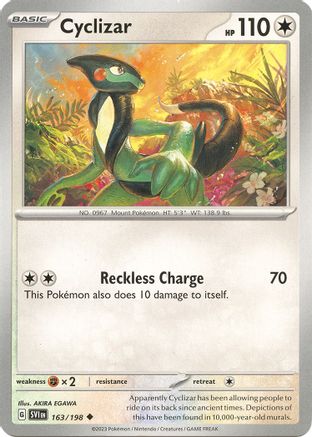 Cyclizar 163/198 - Uncommon - Reverse Holo