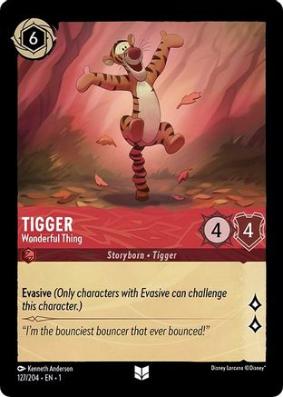 Tigger (Wonderful Thing) - 127/204 - Uncommon (Foil)