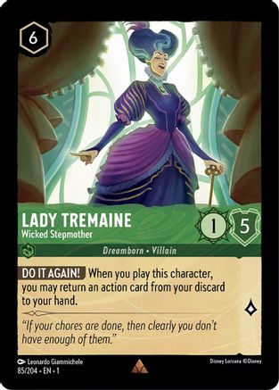Lady Tremaine (Wicked Stepmother) - 85/204 - Rare