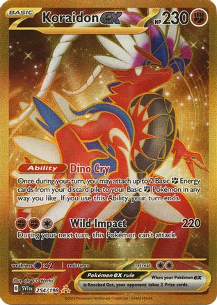 Koraidon ex 254/198 - Hyper Rare