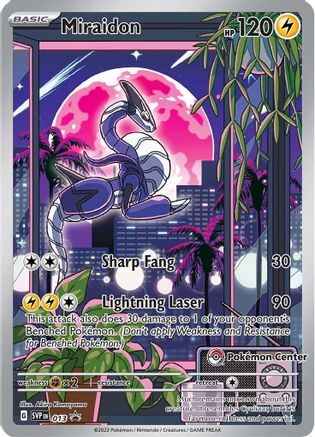 Miraidon (Pokemon Center Exclusive) 013 - Promo