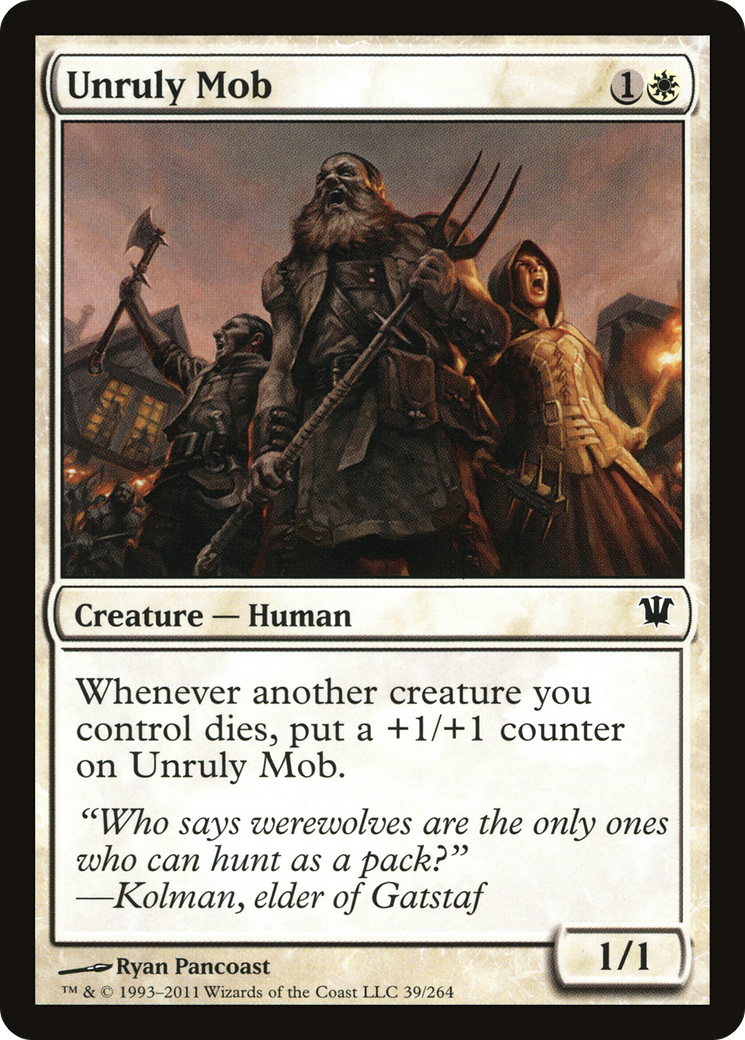 Unruly Mob (ISD-039)  Foil