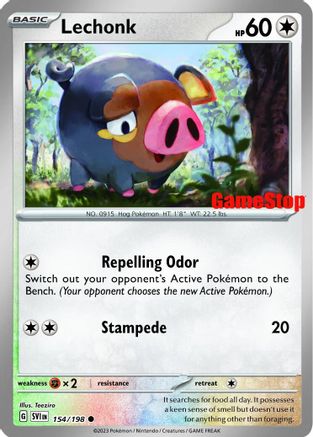 Lechonk (GameStop Promo) 154/198  Miscellaneous Cards & Products - Promo