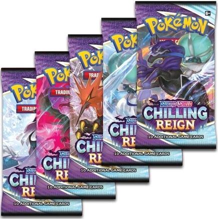 Chilling Reign Booster Pack Art Bundle [Set of 5]