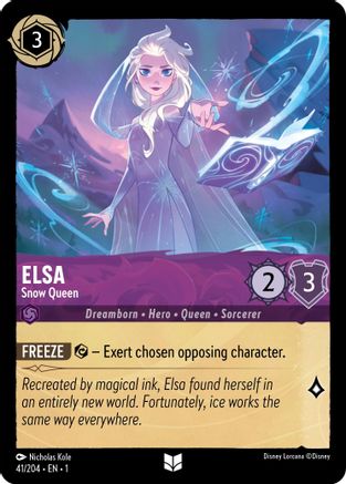 Elsa (Snow Queen) - 41/204 - Uncommon (Foil)
