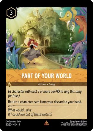 Part of Your World - 30/204 - Rare (Foil)