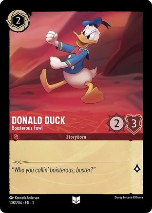 Donald Duck (Boisterous Fowl) - 108/204 - Uncommon