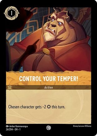 Control Your Temper! - 26/204 - Common (Foil)