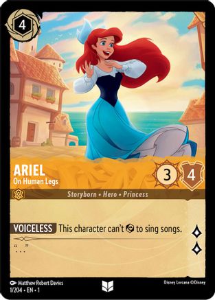 Ariel (On Human Legs) - 1/204 - Uncommon