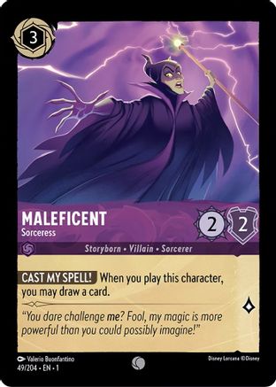 Maleficent (Sorceress) - 49/204 - Common (Foil)