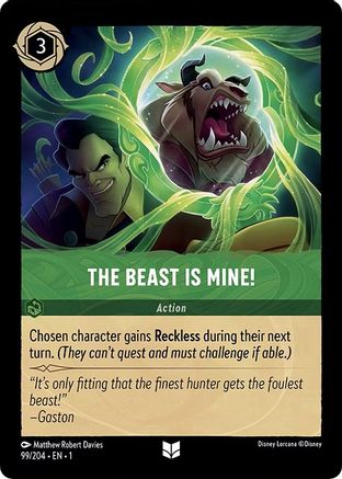 The Beast is Mine! - 99/204 - Uncommon (Foil)