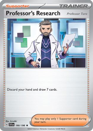 Professor's Research [Professor Turo] (Non-Holo) - 190/198 - Promo