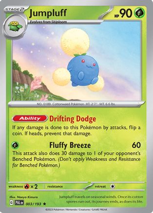 Jumpluff 3 - Rare - Reverse Holo