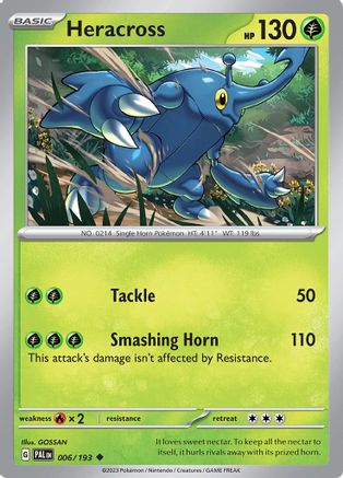 Heracross 6/193 - Uncommon - Reverse Holo