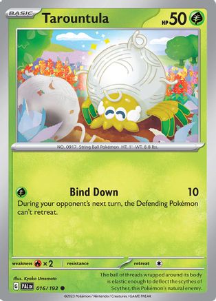 Tarountula 16/193 - Common - Reverse Holo