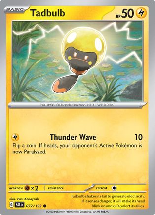 Tadbulb 77/193 - Common - Reverse Holo