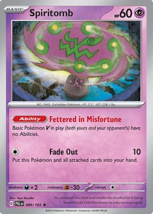 Spiritomb 89 - Rare