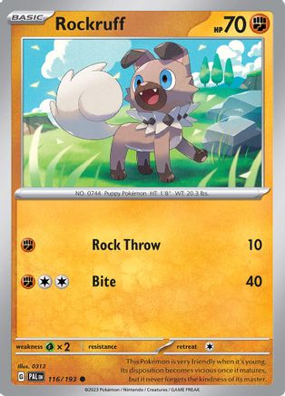 Rockruff 116 - Common