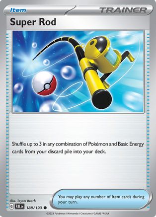 Super Rod 188/193 - Common - Reverse Holo
