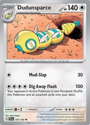 Dudunsparce 157 - Uncommon