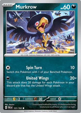 Murkrow 131 - Common