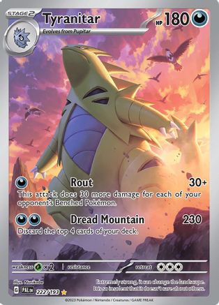 Tyranitar 222/193 - Illustration Rare