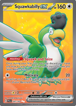 Squawkabilly ex 247/193 - Ultra Rare