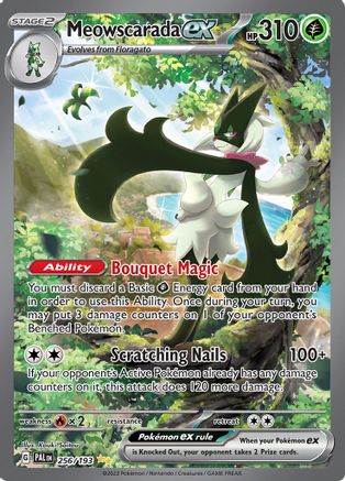 Meowscarada ex 256/193 - Special Illustration Rare