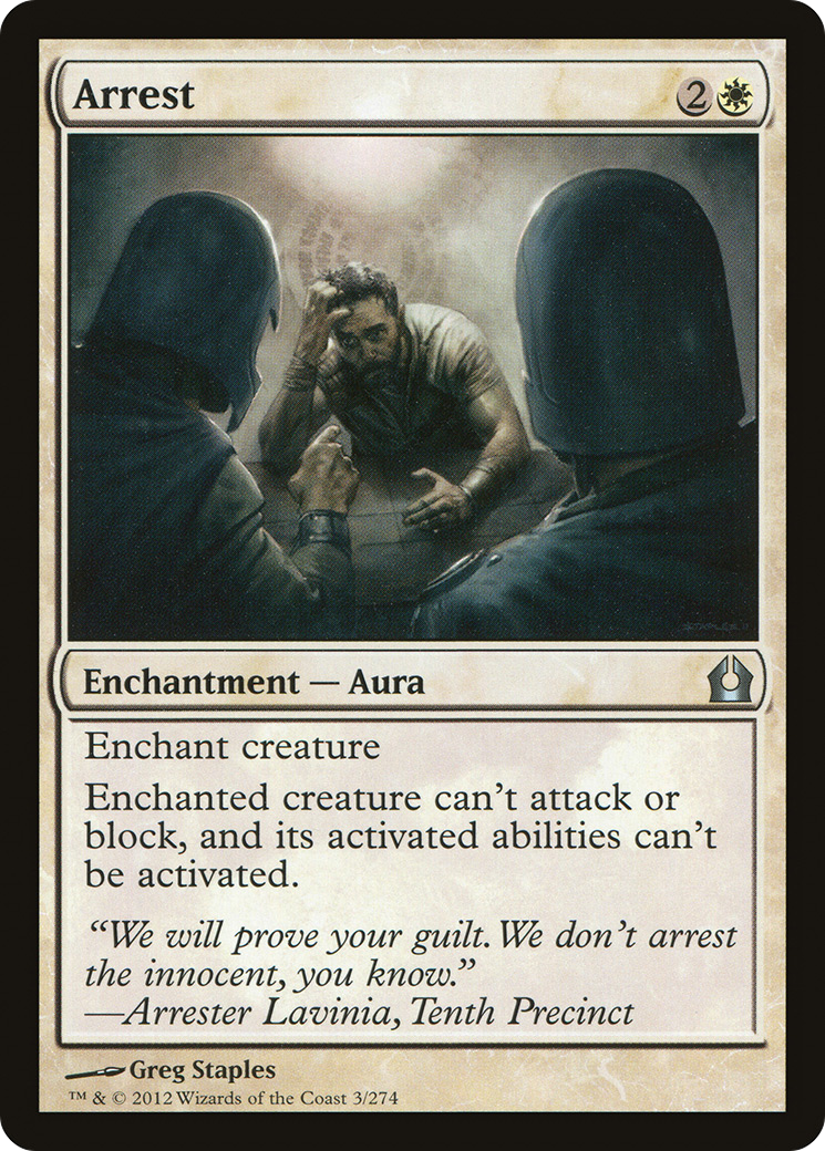 Arrest (RTR-003)  Foil