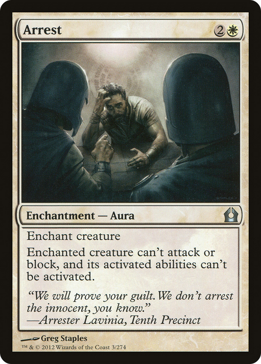 Arrest (RTR-003)  Foil