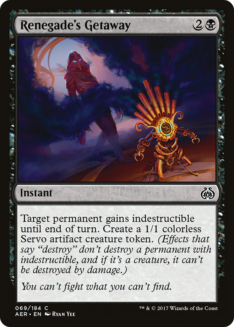 Renegade's Getaway (AER-069)  Foil